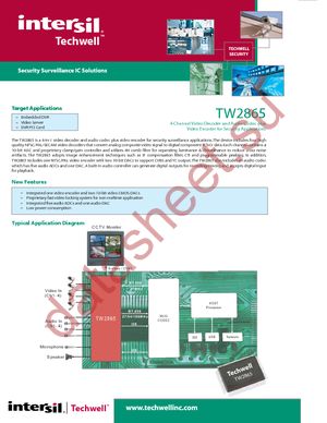 TW2865-LA3-GR datasheet  